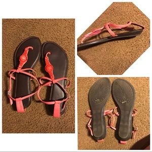 Coral Sandals